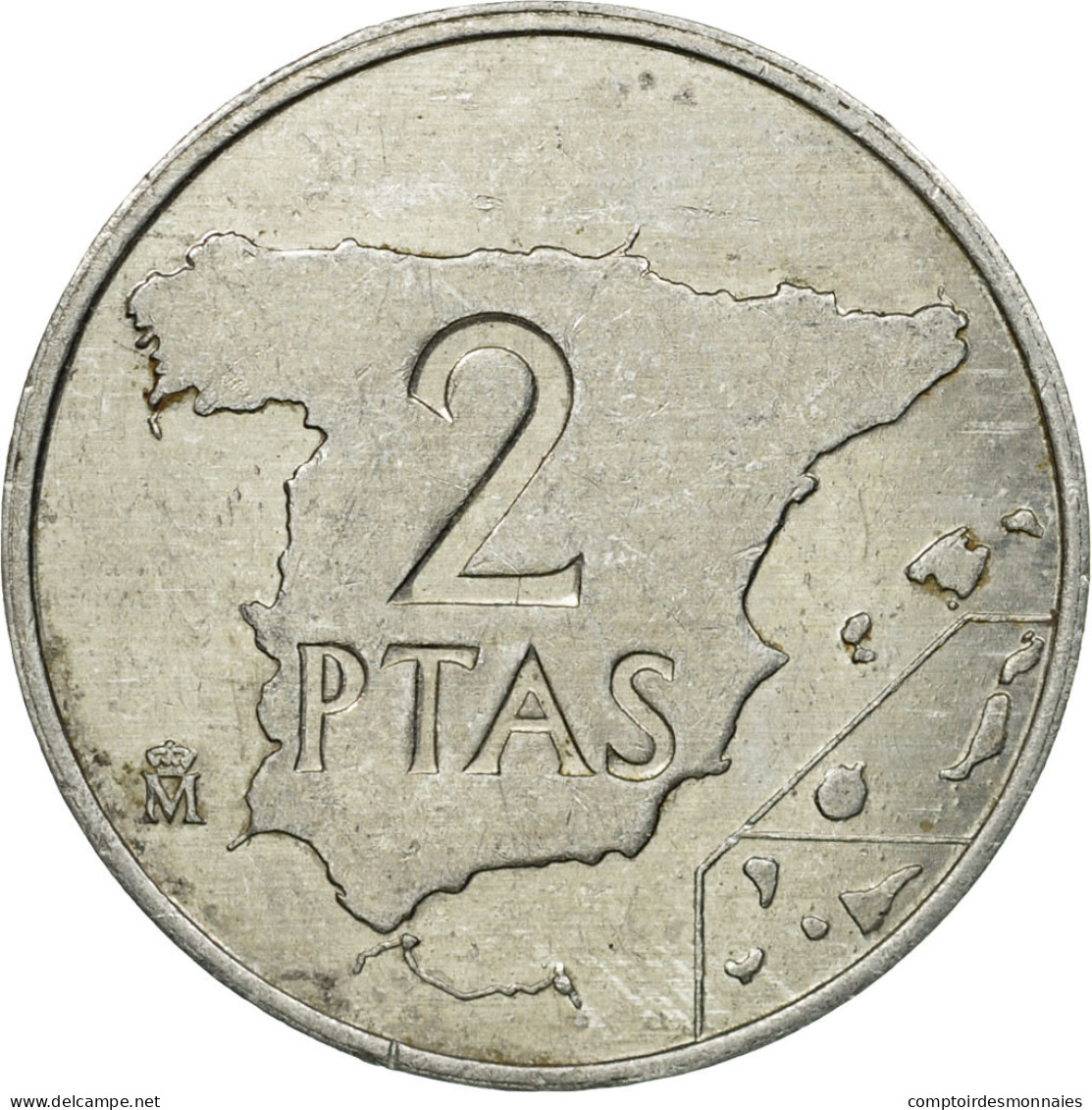 Monnaie, Espagne, Juan Carlos I, 2 Pesetas, 1984, TTB, Aluminium, KM:822 - 2 Pesetas