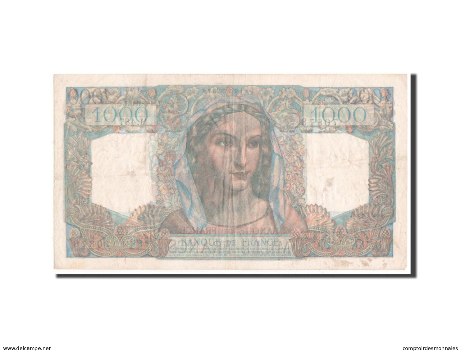 Billet, France, 1000 Francs, 1 000 F 1945-1950 ''Minerve Et Hercule'', 1948 - 1 000 F 1945-1950 ''Minerve Et Hercule''