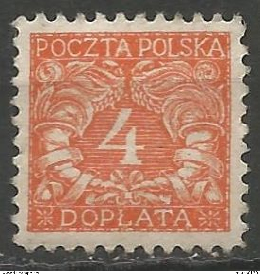 POLOGNE / TAXE N° 14 OBLITERE - Impuestos