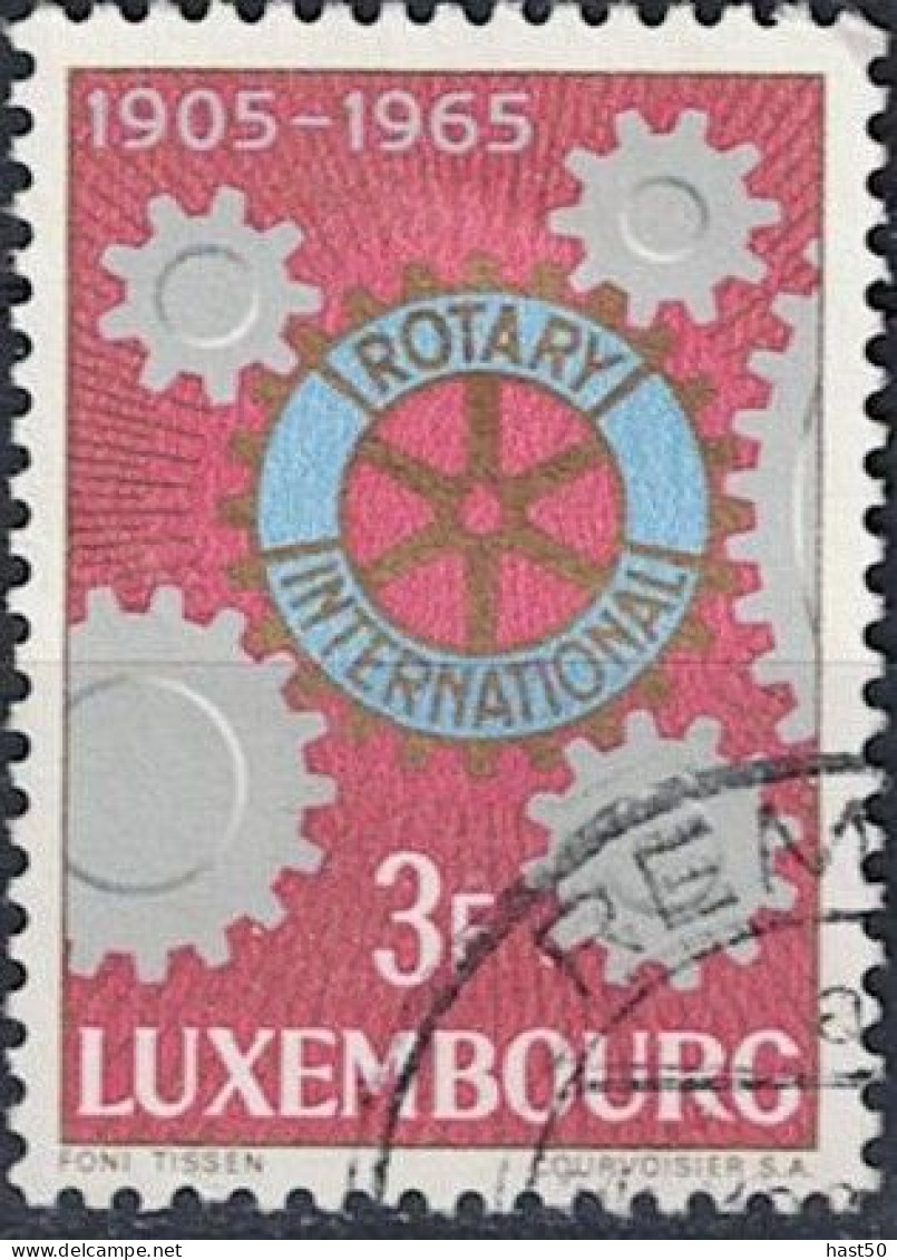 Luxemburg - 60 Jahre Rotary International (MiNr: 709) 1965 - Gest Used Obl - Gebruikt