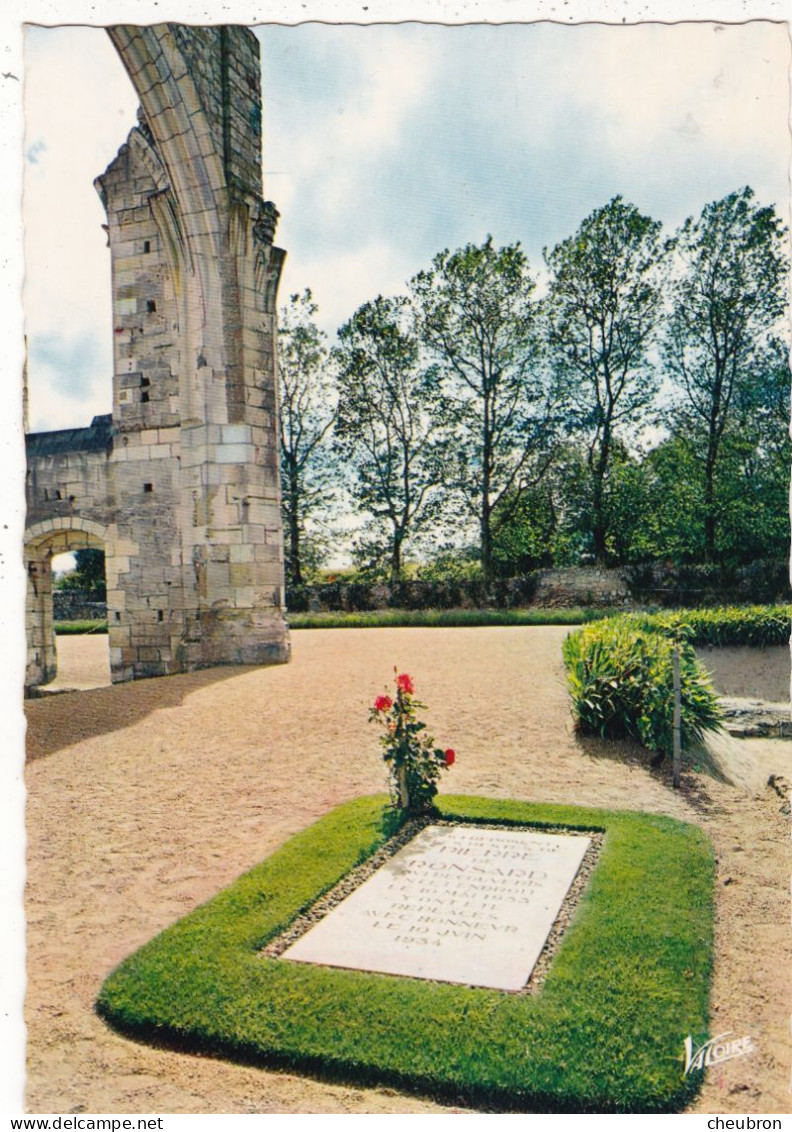 37. LA RICHE . LOT DE 2 CARTES  ." PRIEURE DE ST- CÔME ". RUINES DE L'EGLISE ET TOMBEAU DU POÈTE RONSARD - La Riche