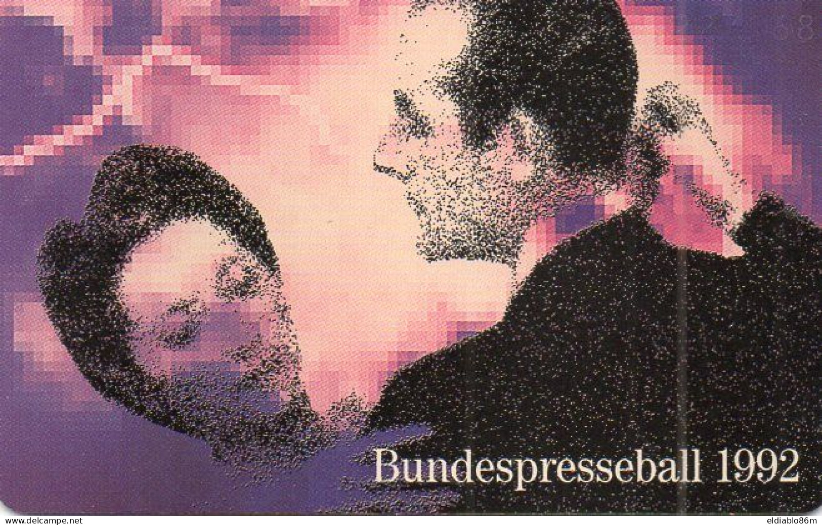 GERMANY - CHIP CARD - A 30 10.92 - BUNDERSPRESSEBALL 1992 - A + AD-Series : D. Telekom AG Advertisement