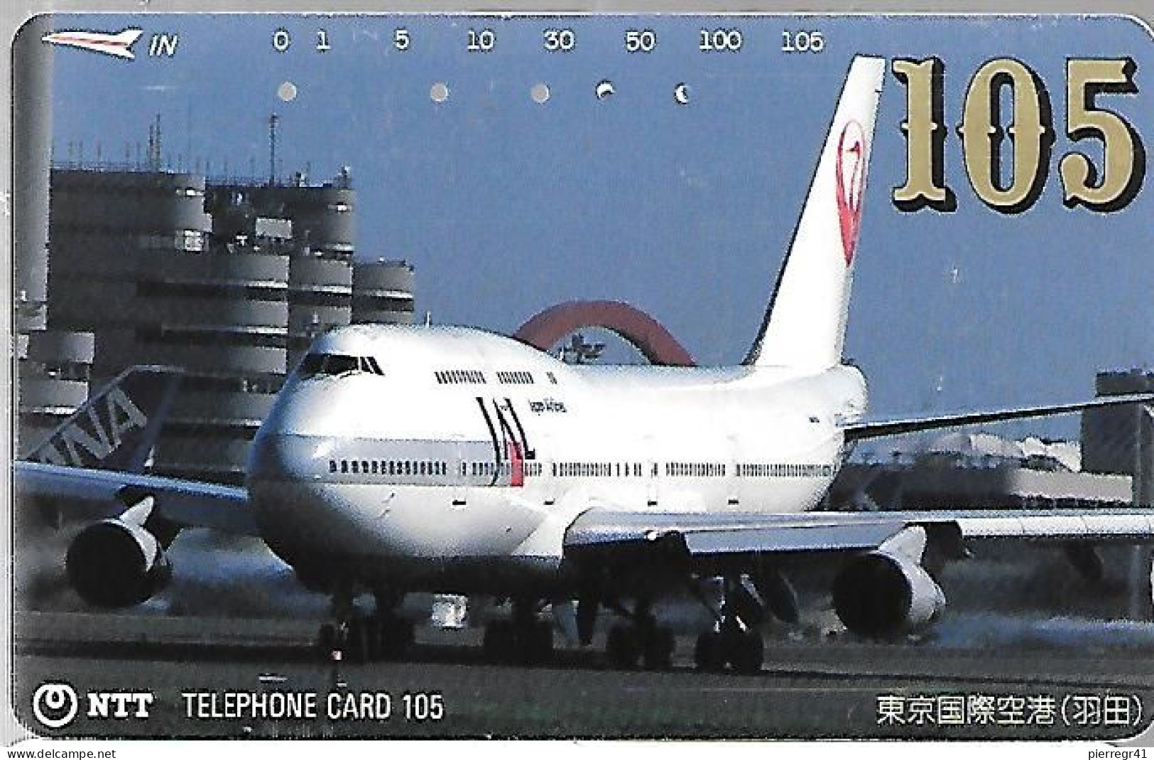 CARTE-MAGNETIQUE-JAPON-AVION BOEING 747 Cie JAL-TBE - Flugzeuge