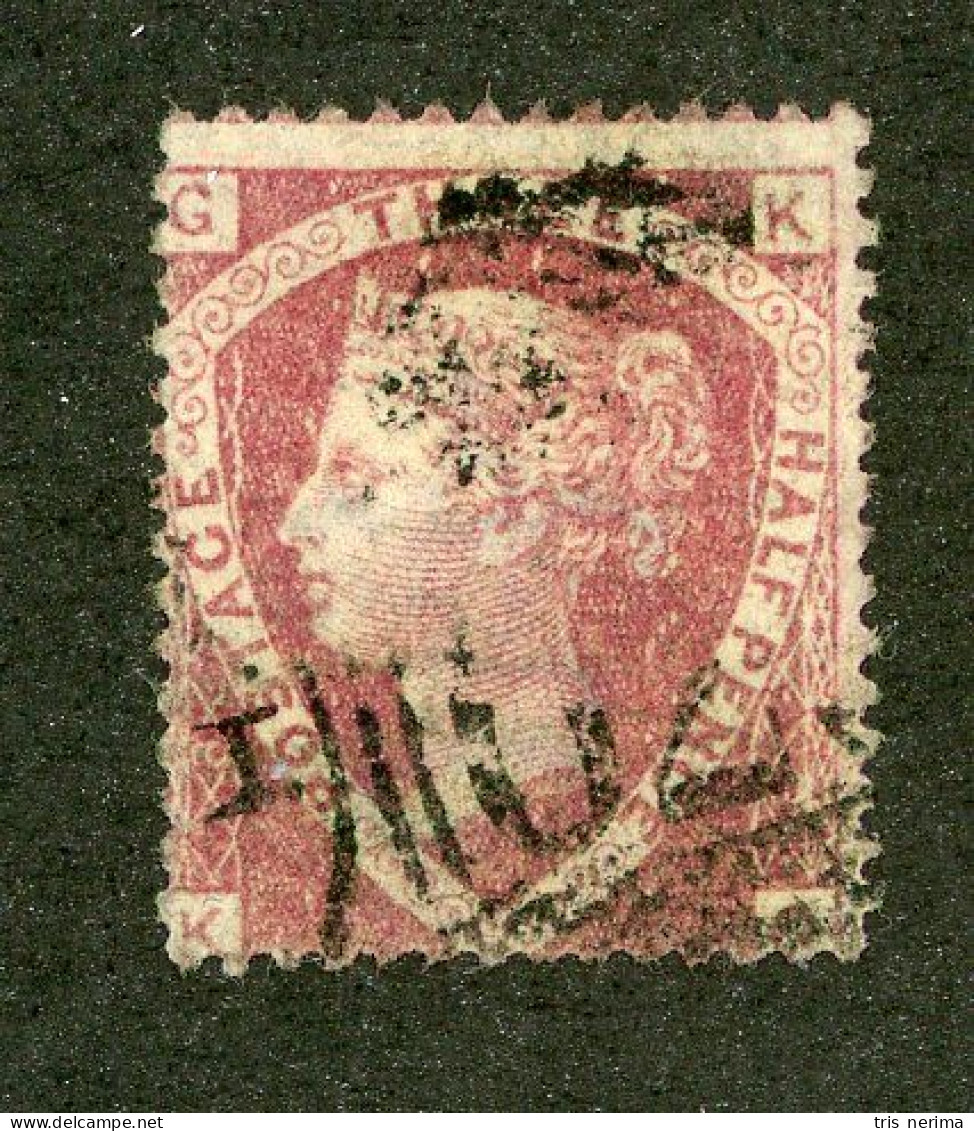 760 GBX GB 1870 Scott #32 Pl.3 Used (Lower Bids 20% Off) - Used Stamps