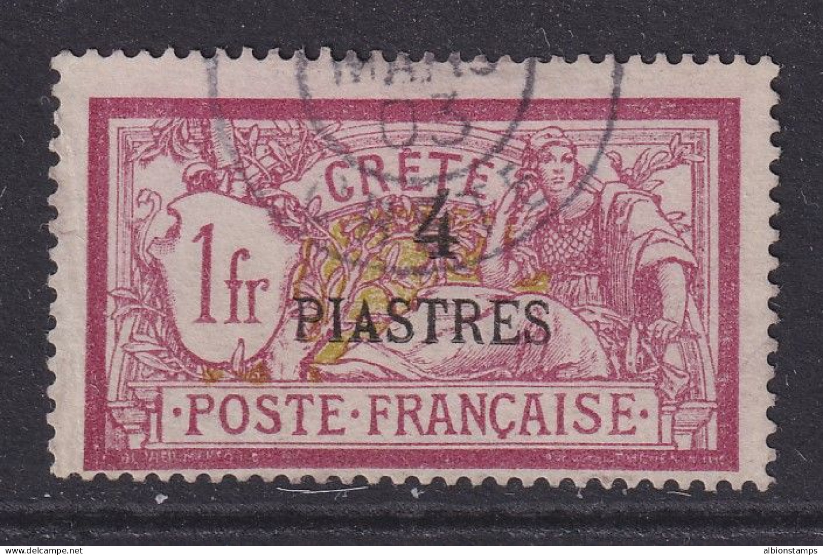 Crete (French), Scott 18 (Yvert 18), Used - Used Stamps