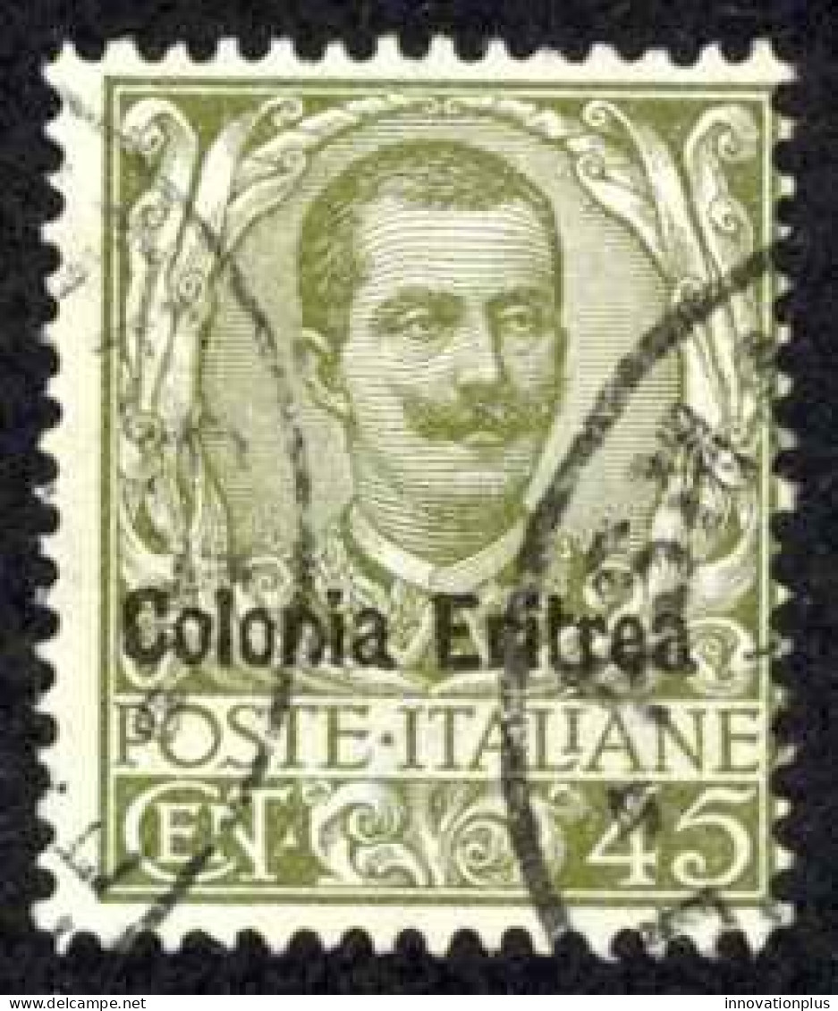 Eritrea Sc# 26 Used 1903-1928 45c Overprints - Eritrea