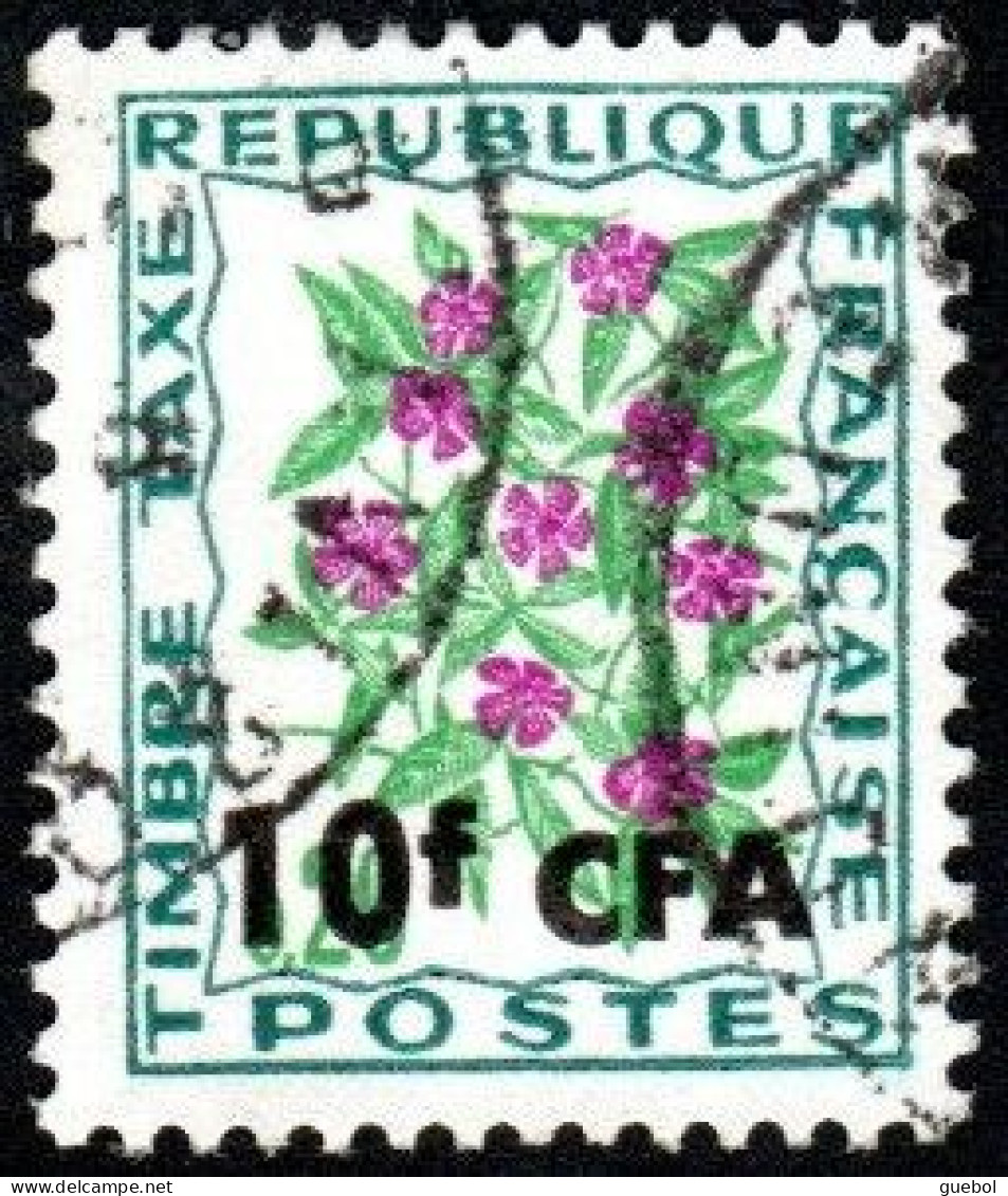 Réunion Obl. N° Taxe 54 - Fleur Des Champs - Pervenche - Segnatasse