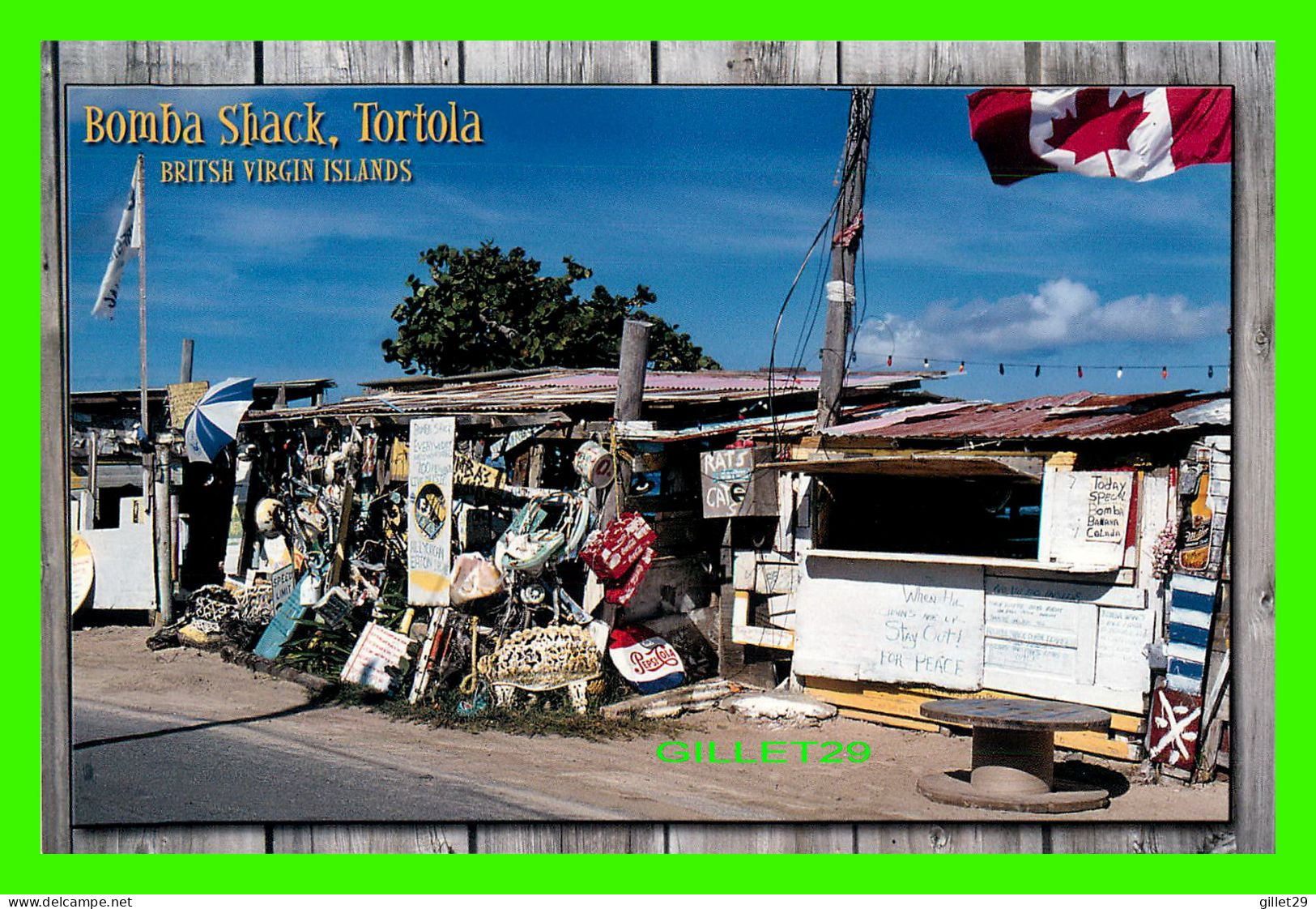 TORTOLA, B.V. I. - BOMBA SHACK - - Virgin Islands, British