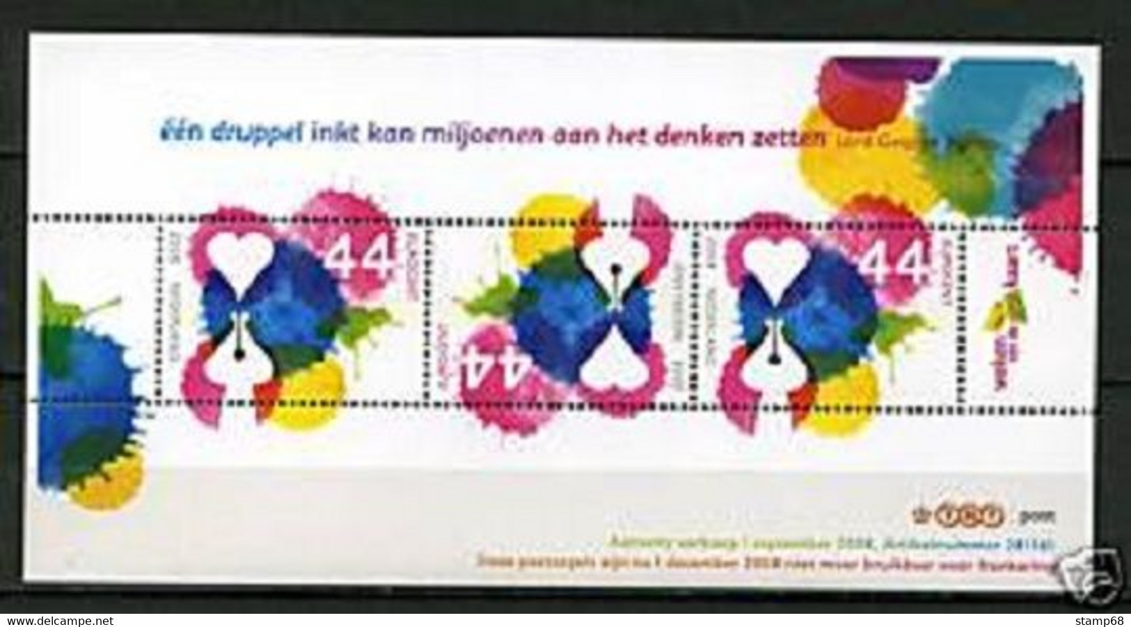 Nederland NVPH 2580 Vel Weken Van De Kaart 2008 MNH Postfris - Otros & Sin Clasificación