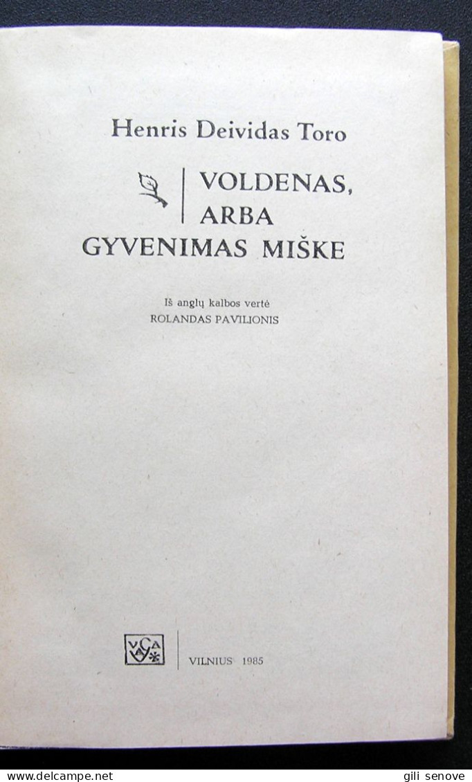 Lithuanian Book / Voldenas, Arba Gyvenimas Miške Toro 1985 - Romans