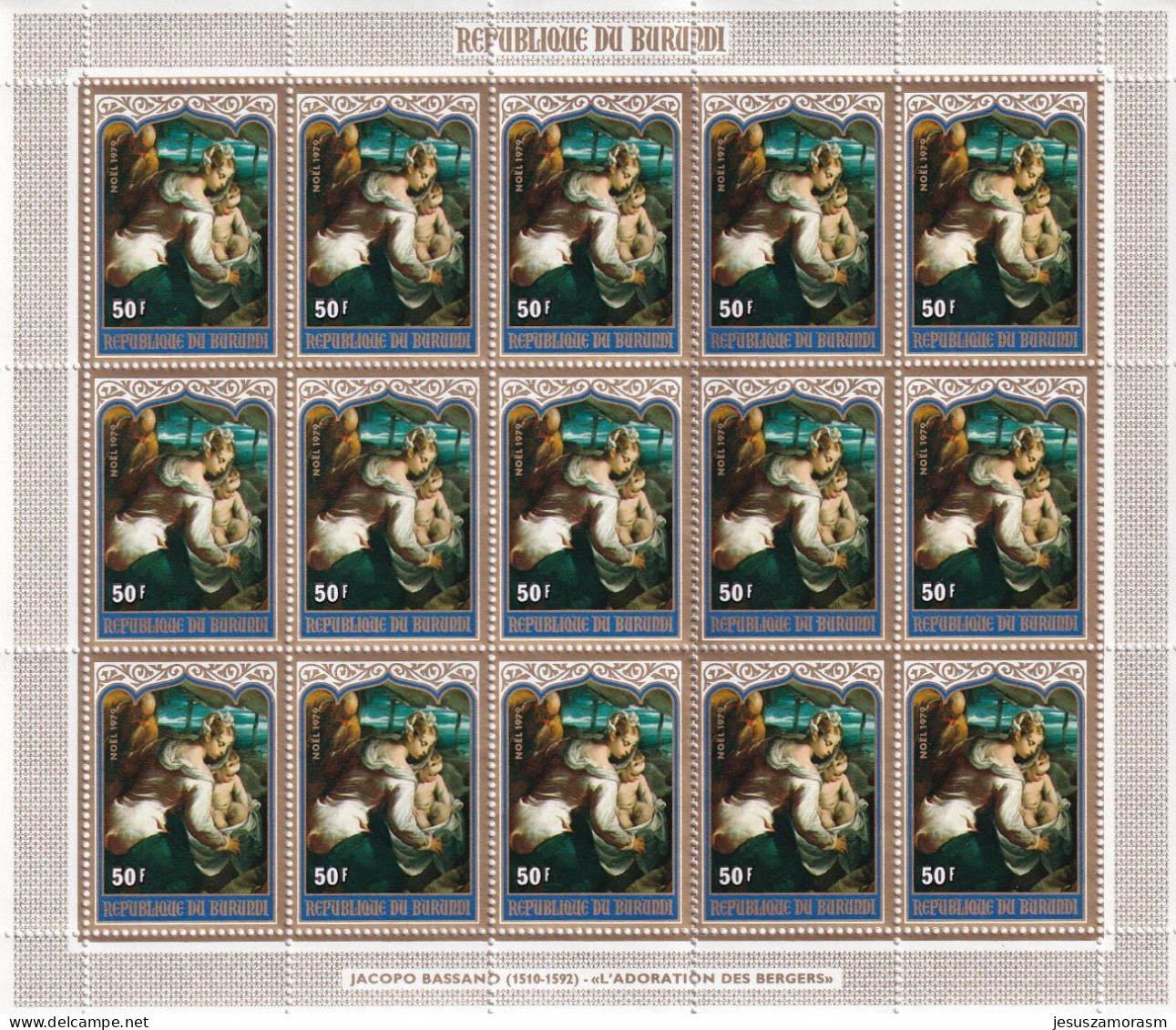 Burundi Nº 815 Al 818 En Hojas De 15 Series - Unused Stamps