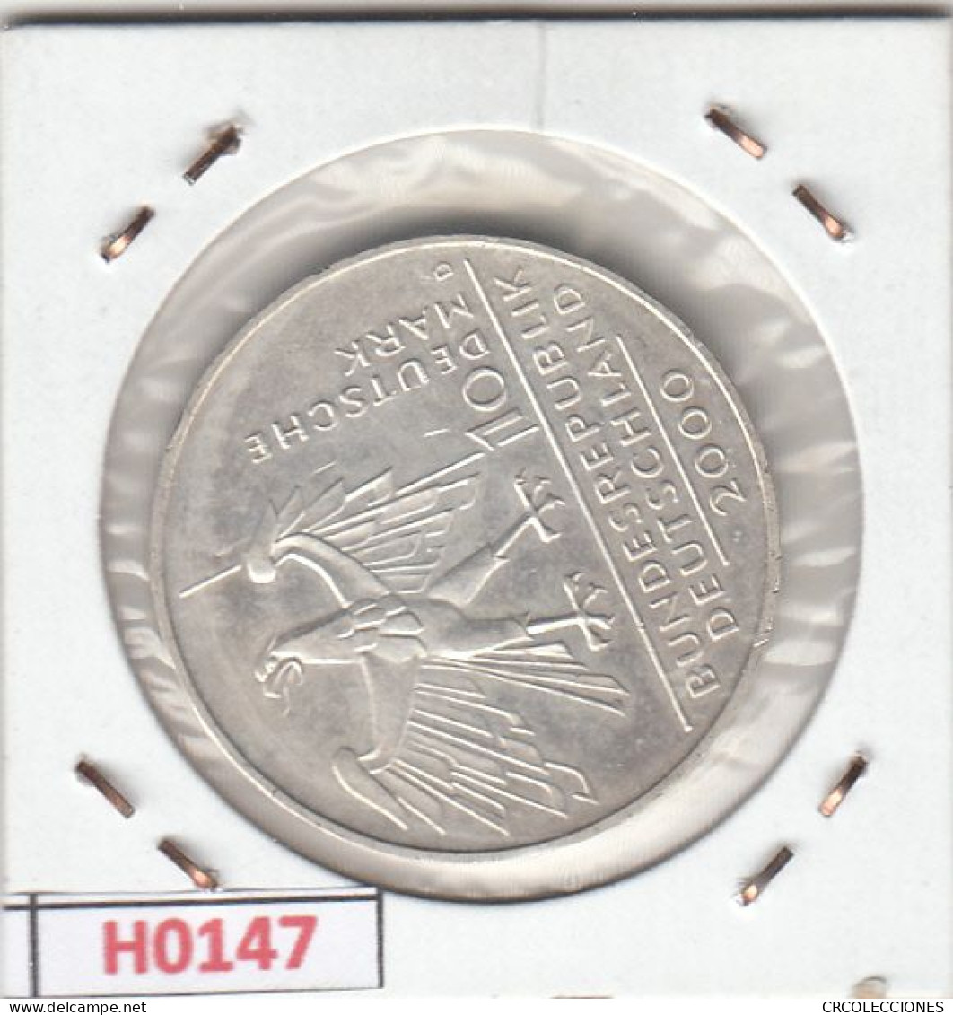 H0147 MONEDA ALEMANIA 2000D 10 MARCOS PLATA MBC - Other & Unclassified