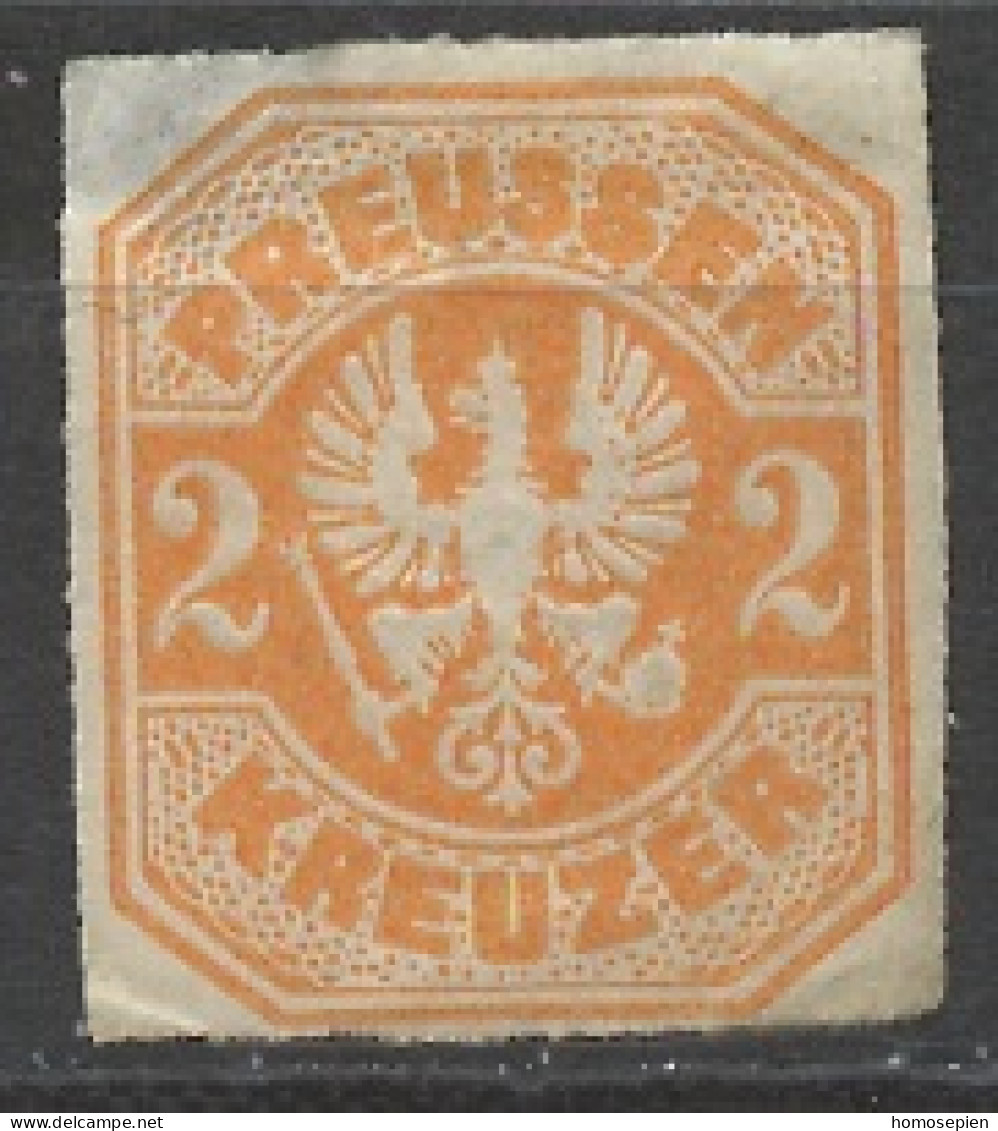 Allemagne Prusse - Germany - Deutschland 1867 Y&T N°24 - Michel N°23 Nsg - 2k Armoirie - Mint