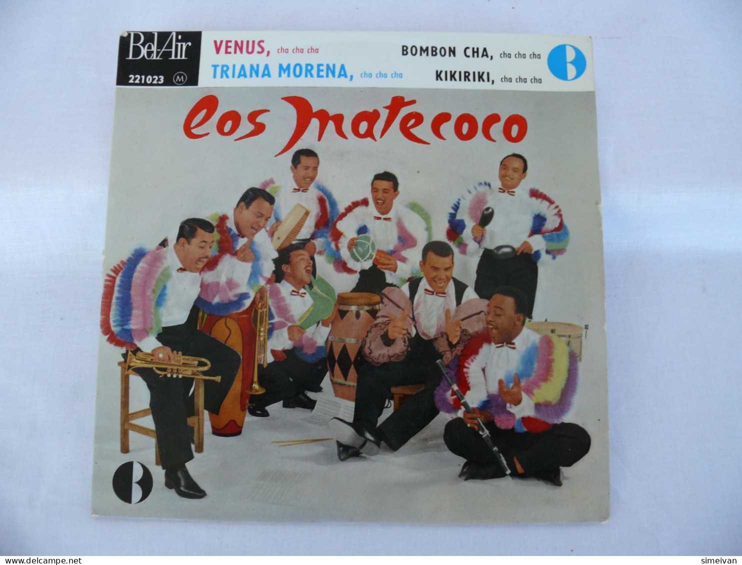 LOS MATECOCO VENUS, Cha Cha Cha RARE 7" VINYL 45 EP 1962 MADE IN FRANCE #1352 - Música Del Mundo