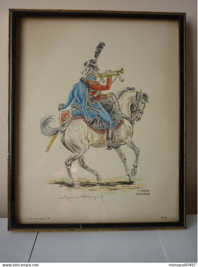 Eugène Leliepvre - Deux lithographies en couleur - Militaire - Militaria