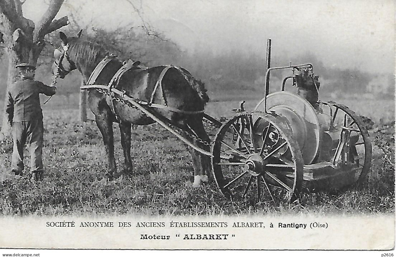 RANTIGNY -  1916 -  SOCIETE ANONYME DES ANCIENS ETABLISSEMENTS ALBARET - MOTEUR  ALBARET - Rantigny