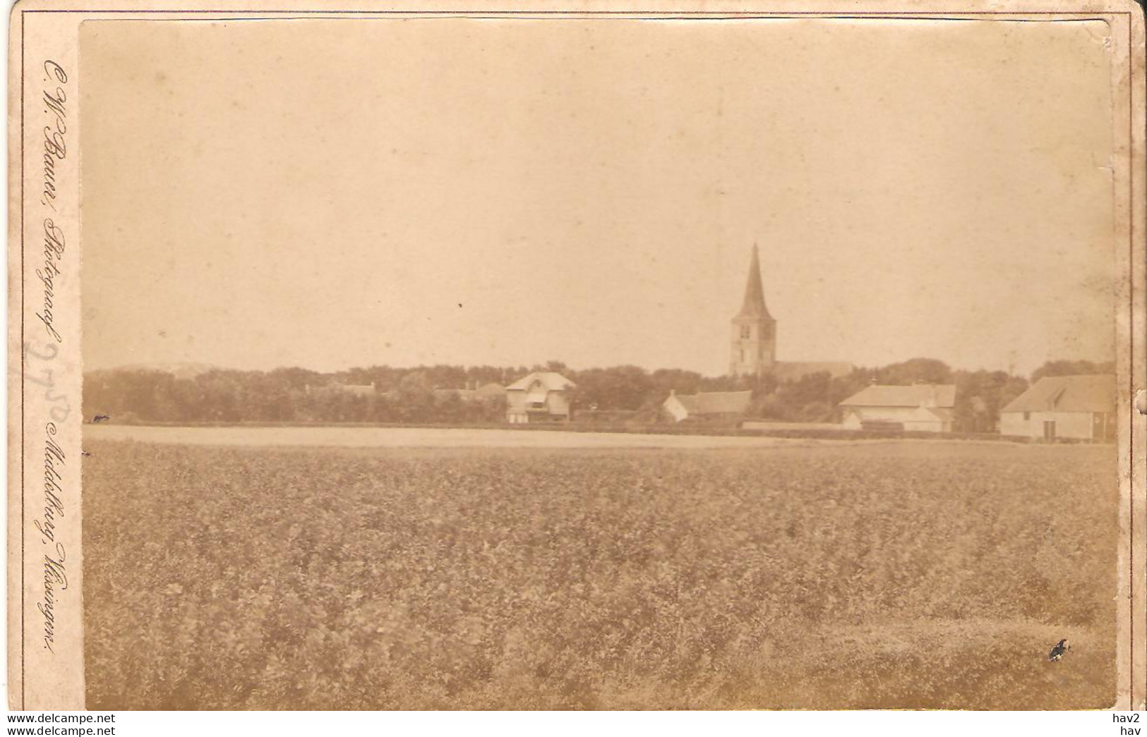 Domburg Oude Foto Bauer Van Voor 1895 KE3450 - Domburg