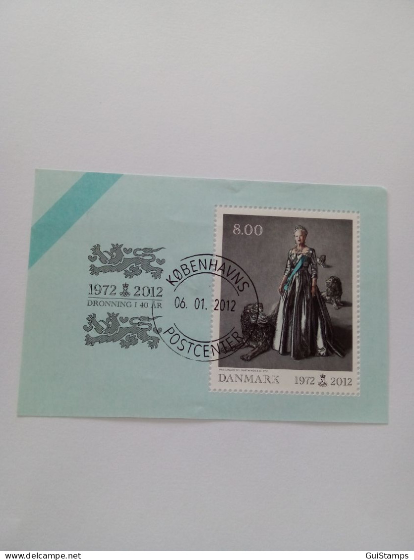 Queen Margrethe - 40th Anniversary 2012 - Used Stamps