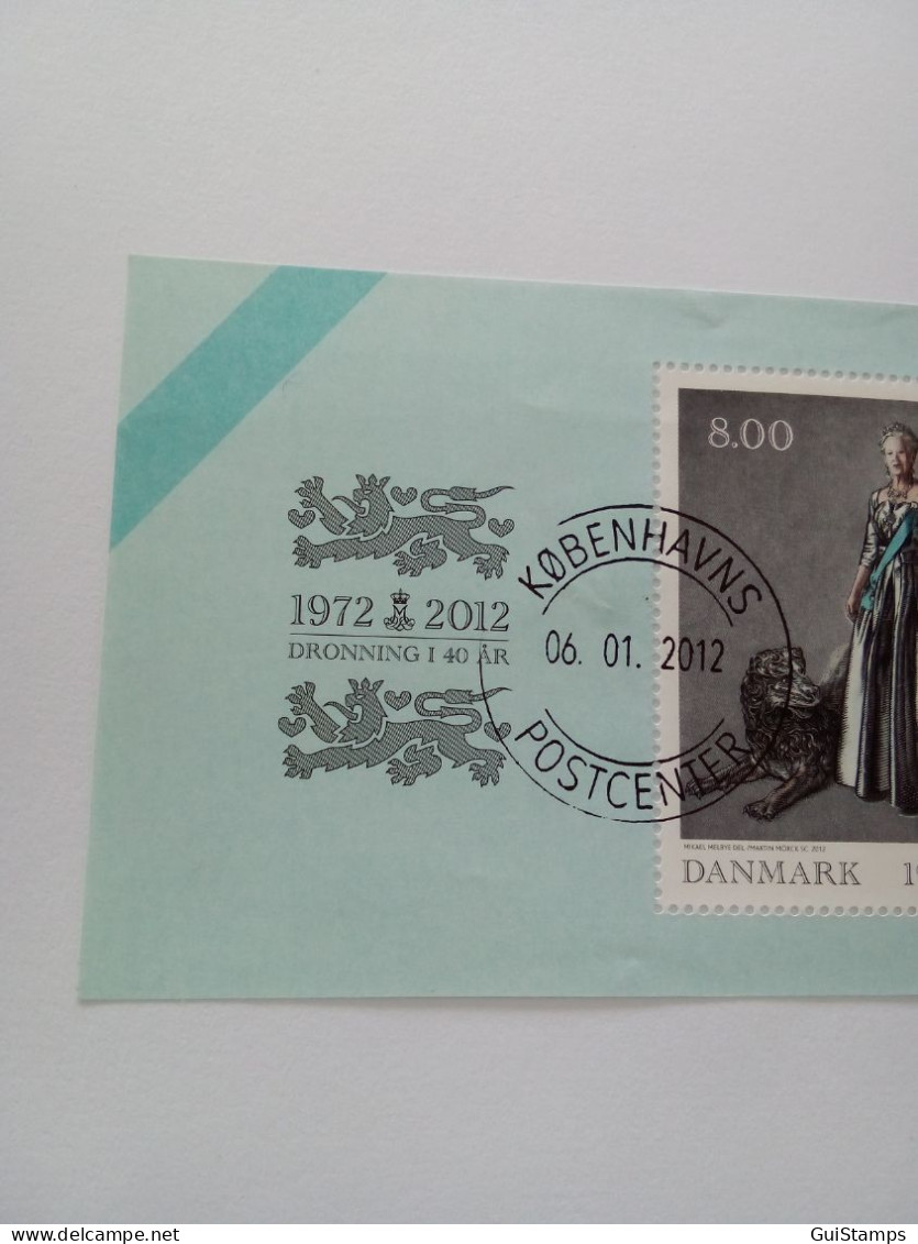 Queen Margrethe - 40th Anniversary 2012 - Used Stamps