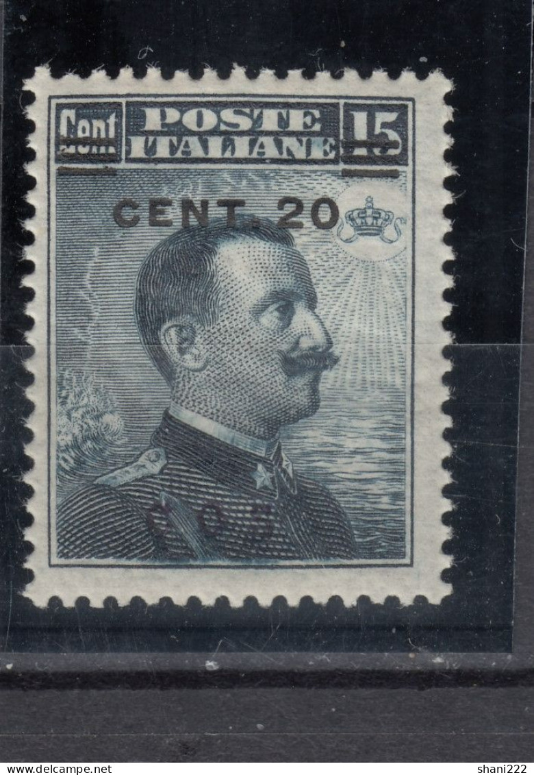 Italy - 1916 - Office In Cos, 15c Surcharge 80-292) - Sonstige & Ohne Zuordnung