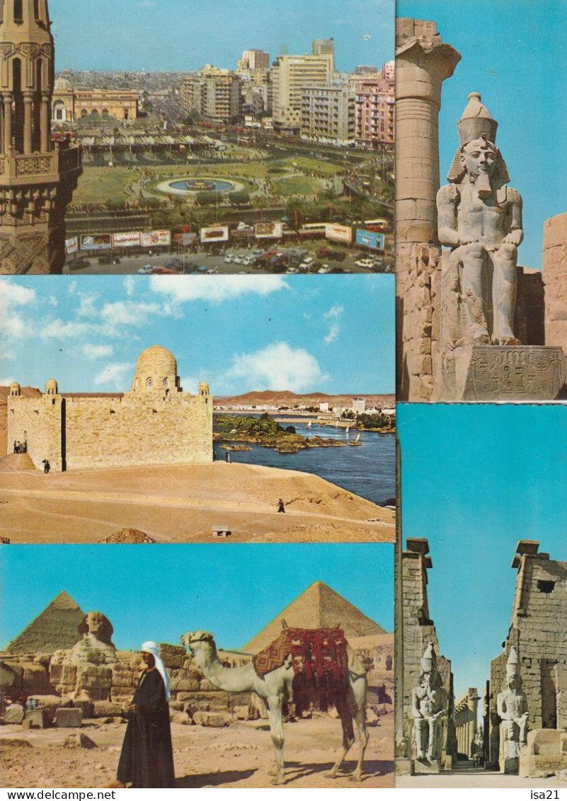 EGYPTE: Lot De 80 Cartes Postales Modernes Toutes Différentes - Colecciones Y Lotes