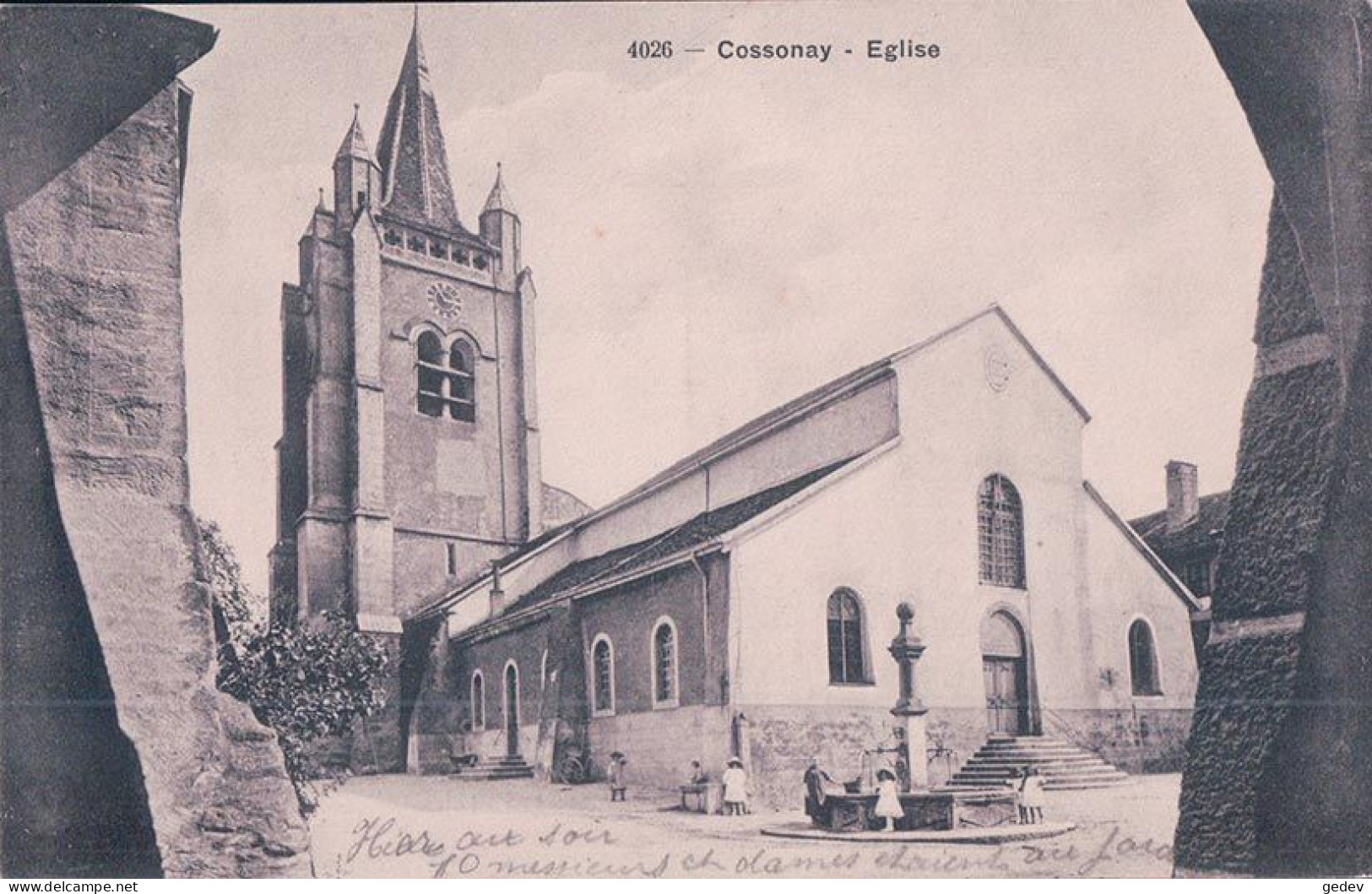 Cossonay VD, Eglise (8.8.1911) - Cossonay