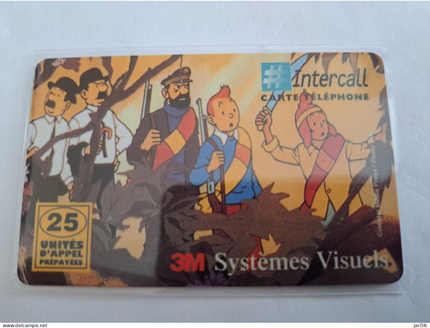 FRANCE/  /PREPAID  /INTERCALL/ TIN TIN / KUIFJE /  /3M SYSTEMS / 25 UNITS/ TIRAGE 3700 EX!!  / MINT CARD    ** 15015** - Mobicartes (GSM/SIM)