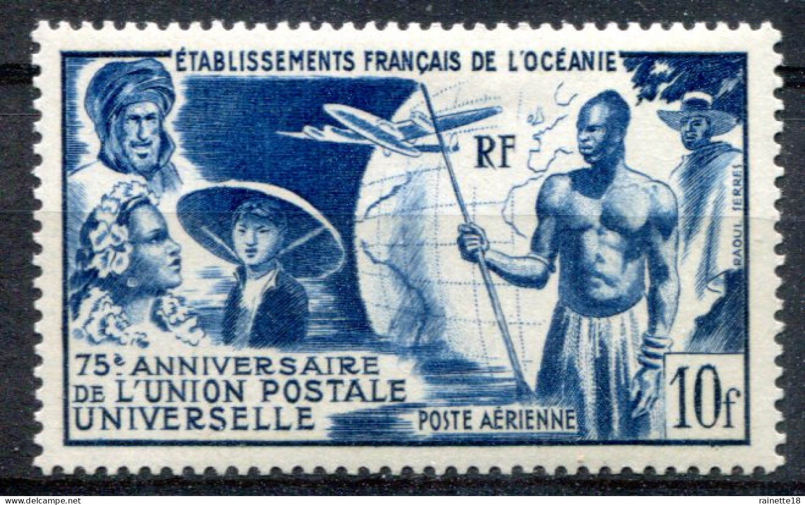 Ets De L'Océanie        PA 29 * - Airmail