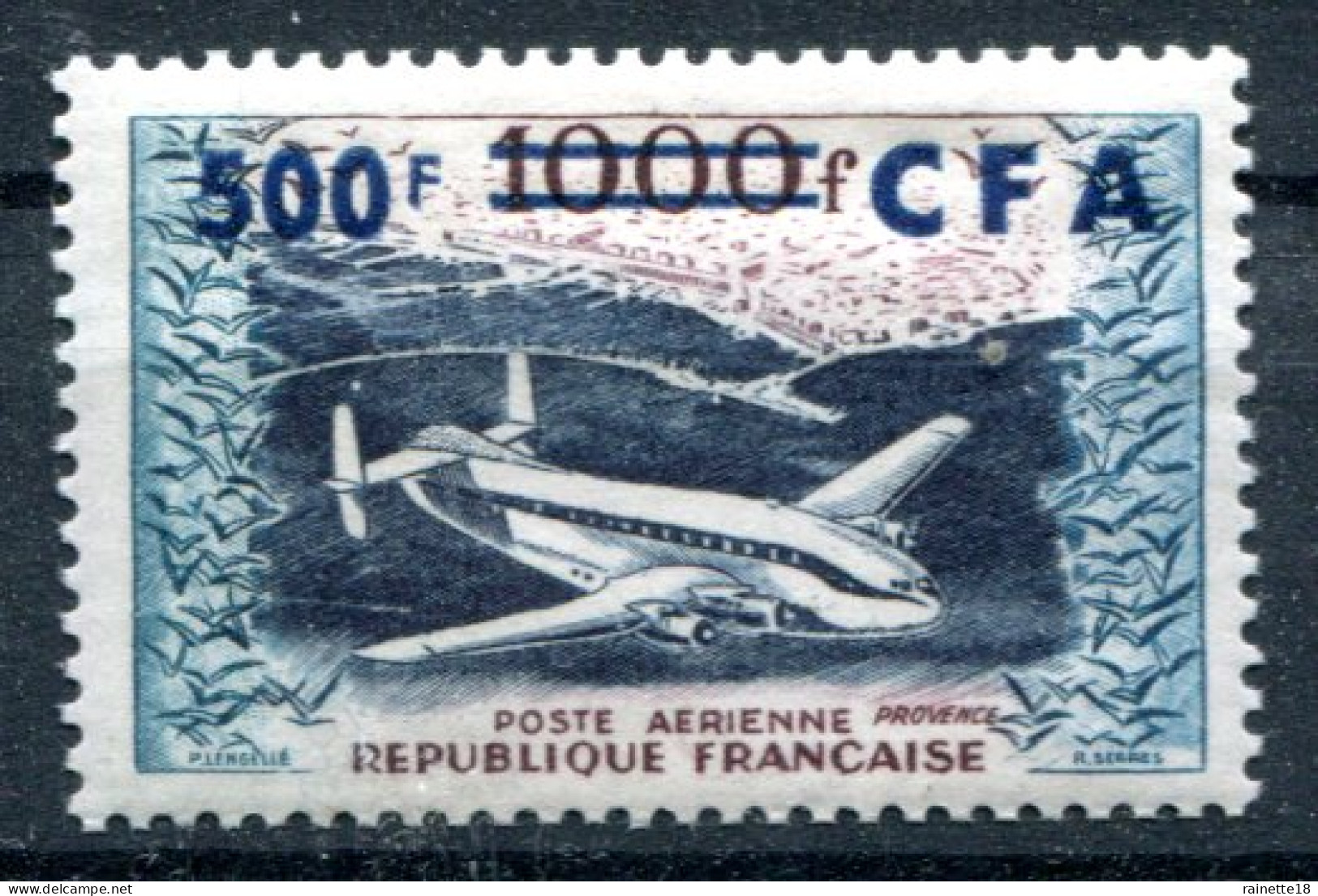 Réunion        CFA       PA  55 ** - Airmail