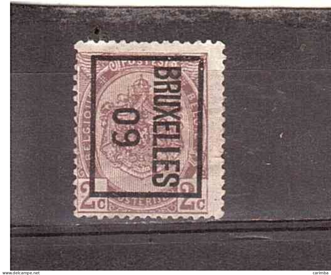 BRUXELLES 09 - Typo Precancels 1906-12 (Coat Of Arms)