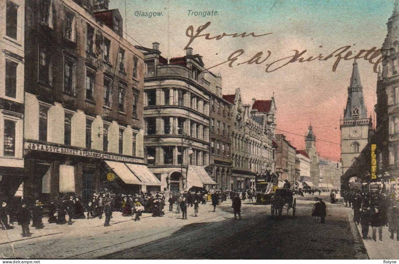 Glasgow - Trongate - Tram Tramway - écosse Scotland - Lanarkshire / Glasgow