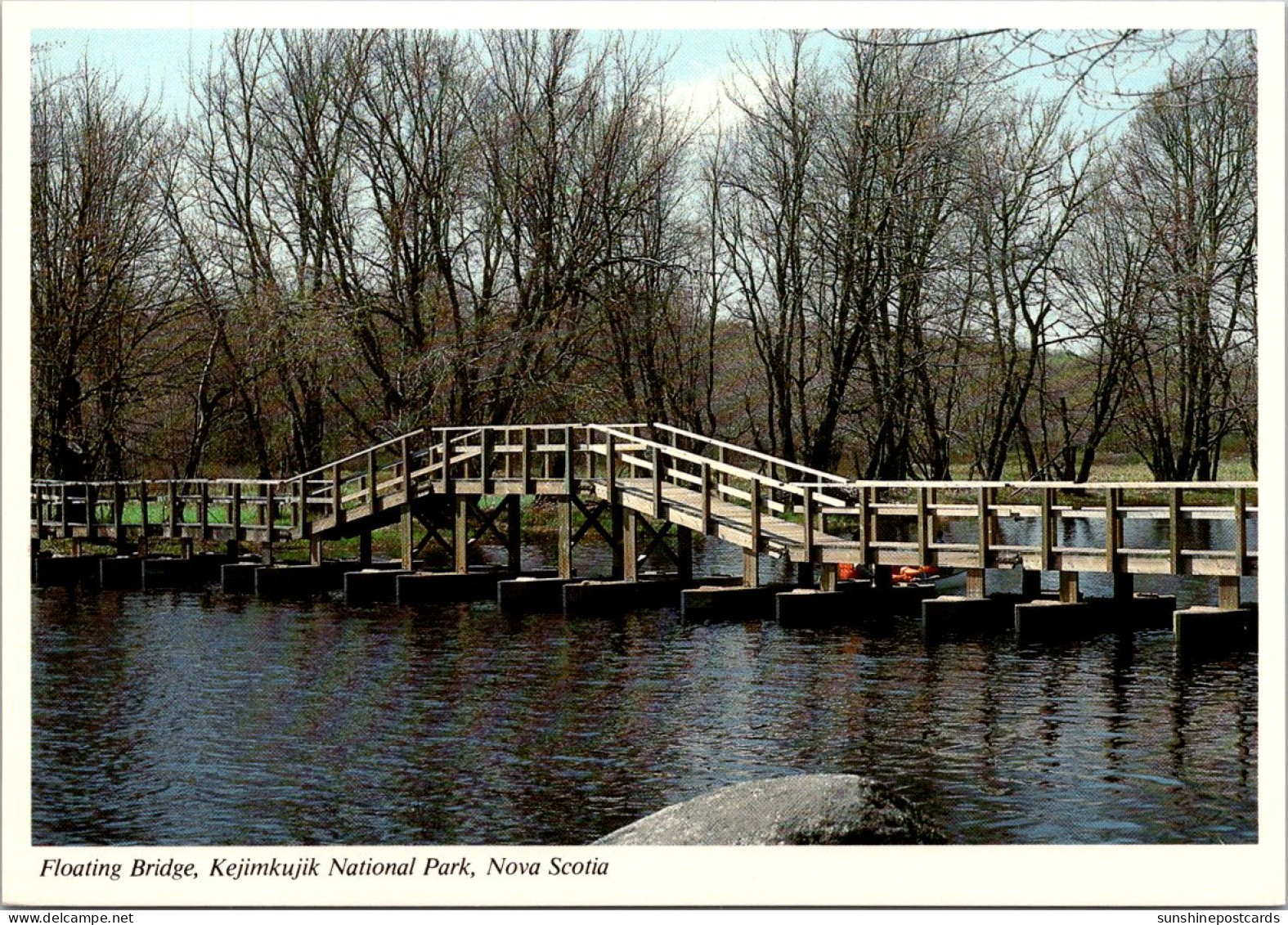 Canada Nova Scotia Kejimkujik National Park Floating Bridge - Other & Unclassified