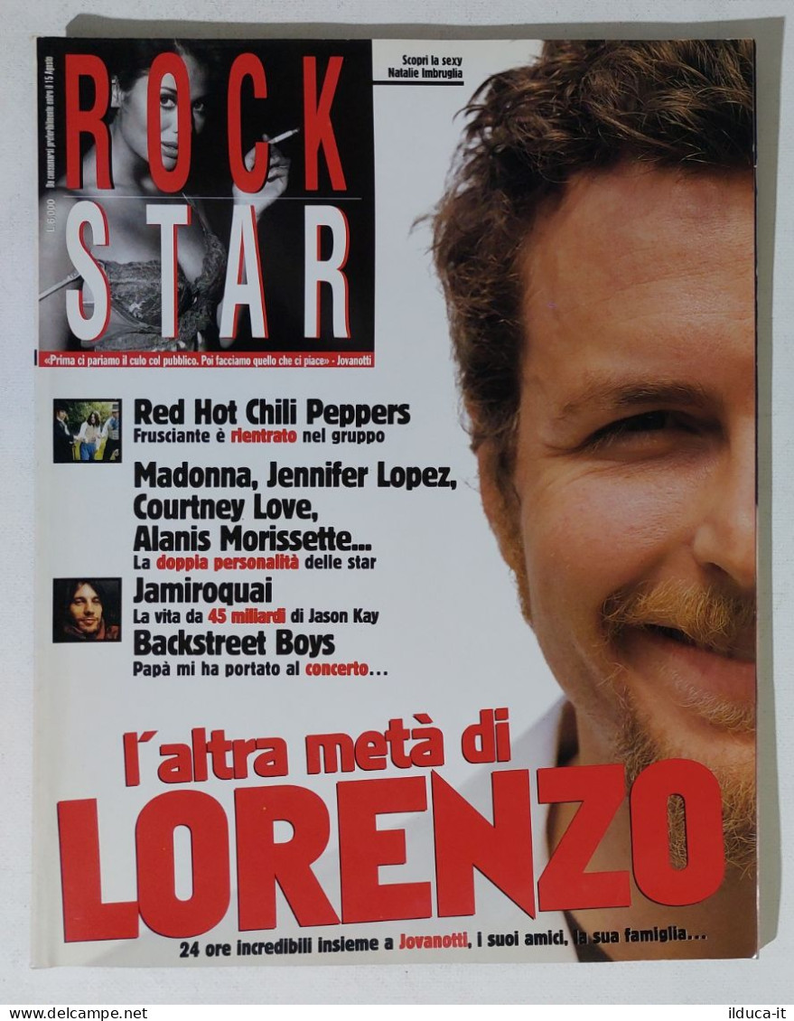 39868 Rockstar 1999 N. 7 - Jovanotti / Red Hot Chili Peppers / Madonna - Music