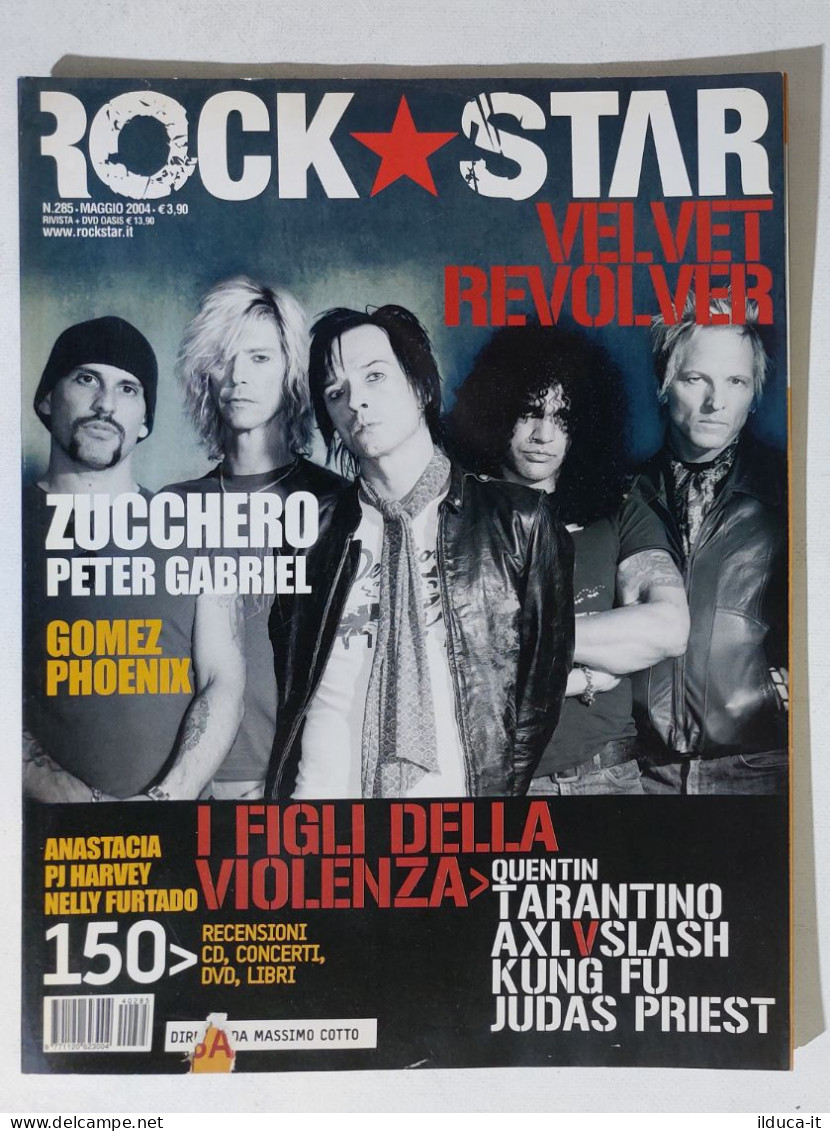 39976 Rockstar 2004 N. 285 - Velvet Revolver / Zucchero / Peter Gabriel / Phoenix - Music