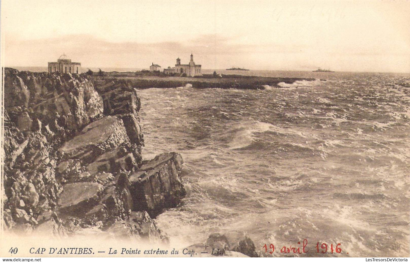 FRANCE - 06 - Antibes - Cap D'Antibes - La Point Extrême Du Cap - Carte Postale Ancienne - Cap D'Antibes - La Garoupe