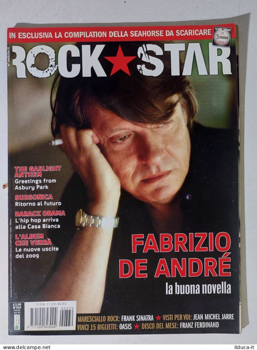 43816 Rockstar 2009 N. 339 - Fabrizio De ANdrè / Subsonica / Barack Obama - Music