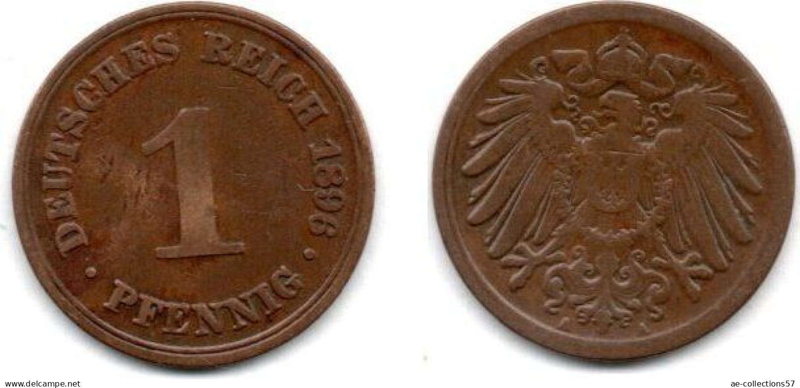 MA 24214 / Allemagne - Deutschland - Germany 1 Pfennig 1896 A TB+ - 1 Pfennig