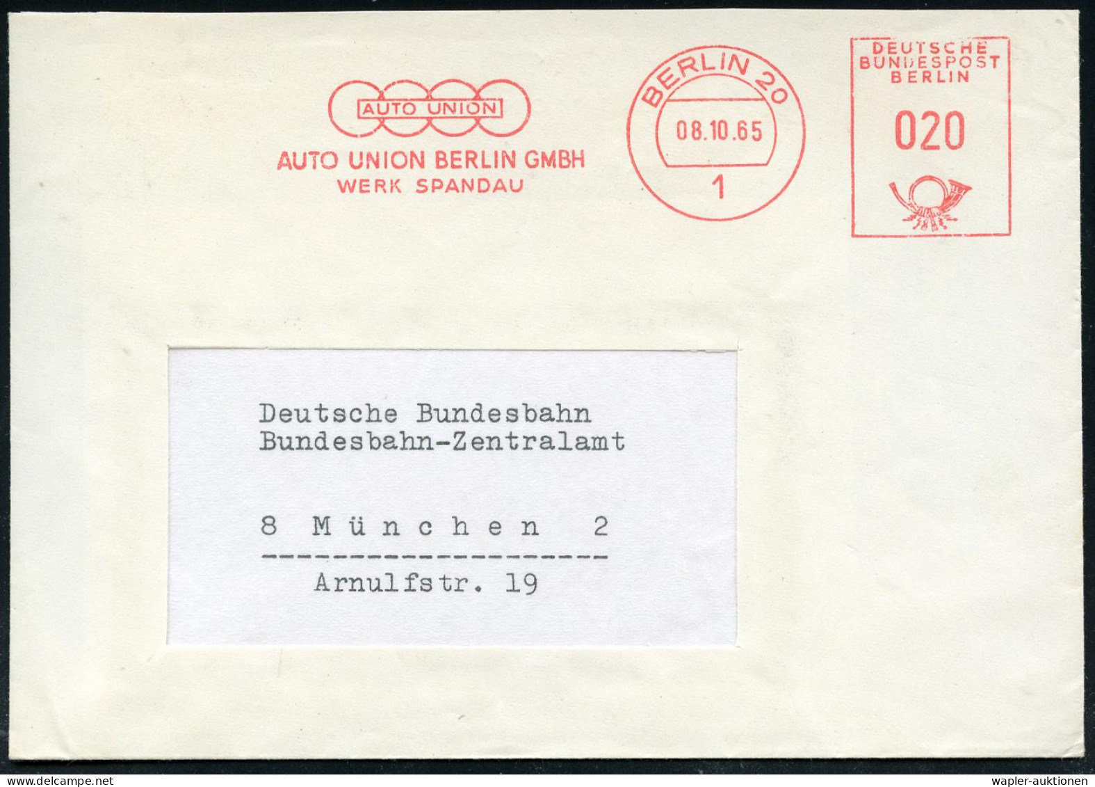 AUTO-UNION / AUDI / DKW / HORCH / WANDERER - AUTO-UNION / AUDI - AUTO-UNION / AUDI - AUDI / AUTO-UNION - Cars