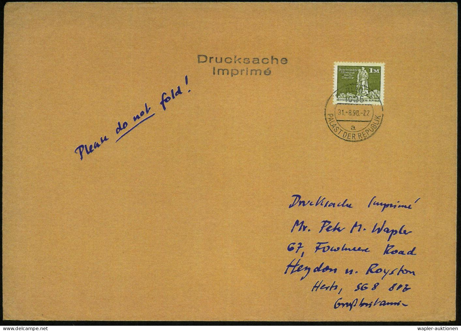 DEUTSCHE EINHEIT: VERKEHRSGEBIET OST (V.G.O.) BIS 2.10.1990 - GERMANY RE-UNITED: EAST GERMANY  UNTIL OCT. 2ND 1990 - ALL - Other & Unclassified