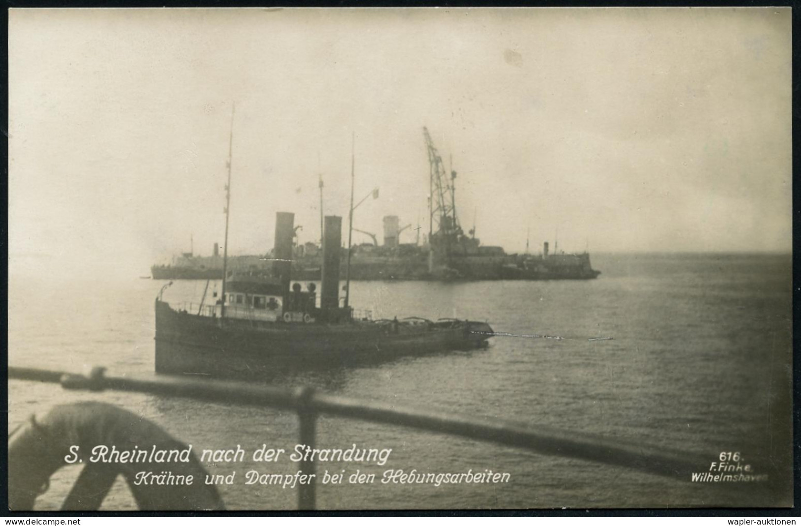 DEUTSCHE MARINESCHIFFSPOST I. WK. (1914 -18) - GERMAN NAVAL SEA POST OFFICE  WW.I (1914 -18) - POSTE NAVALE ALLEMANDE G. - Maritime