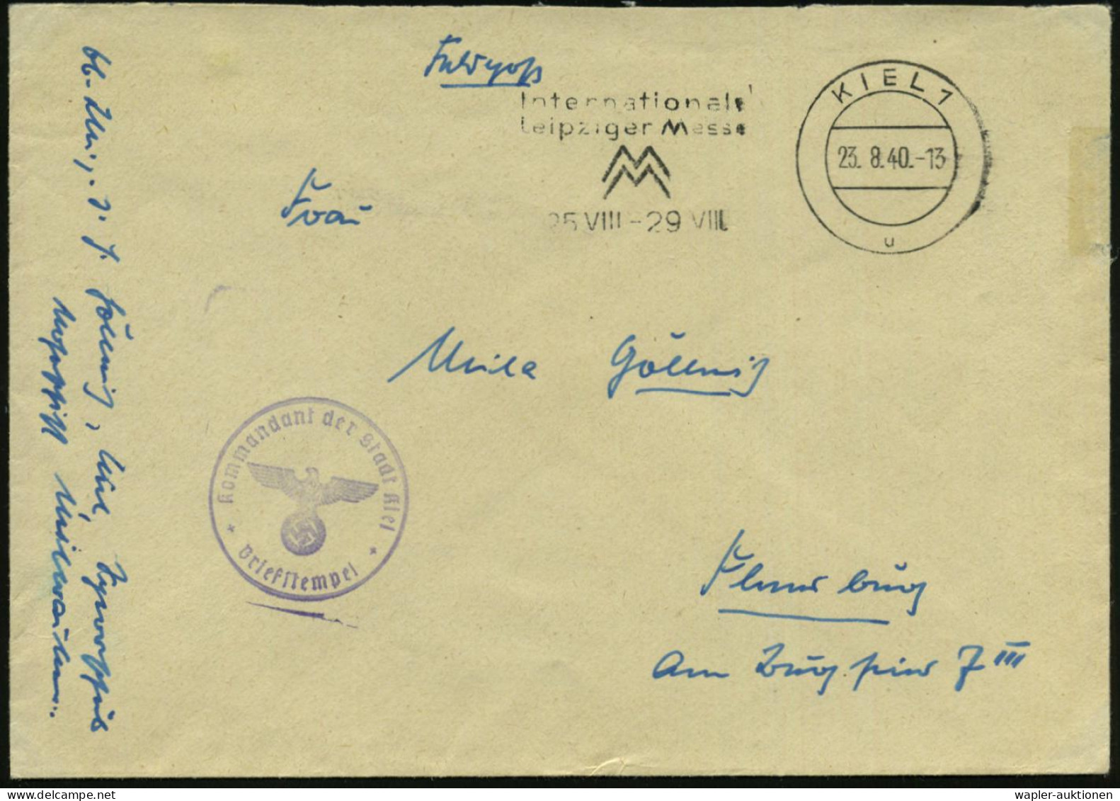 DEUTSCHE MARINE-SCHIFFSPOST II.WELTKRIEG - GERMAN NAVY SEA-POST WW.II - POSTE NAVALE ALLEMANDE  (BATEAUX) G.M.II - POSTA - Schiffahrt