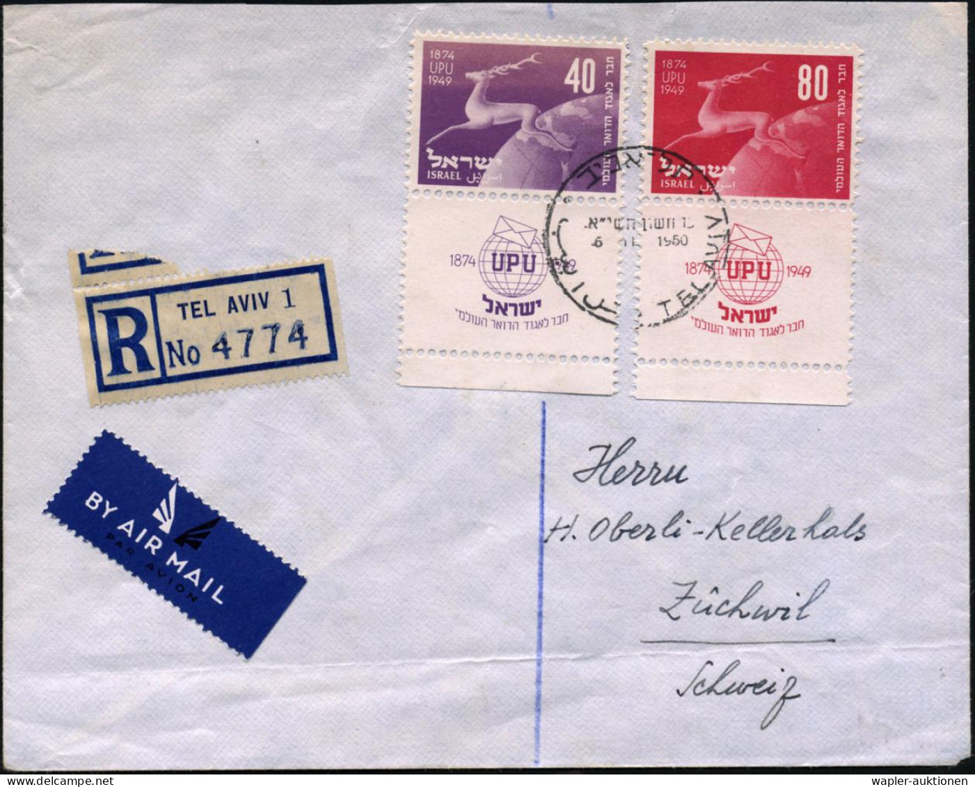 WELTPOSTVEREIN - UNITED POSTAL UNION (U.P.U.) - UNION POSTALE UNIVERSELLE (U.P.U.) - UNIONE POSTALE INTERNAZIONALE (U.P. - UPU (Universal Postal Union)