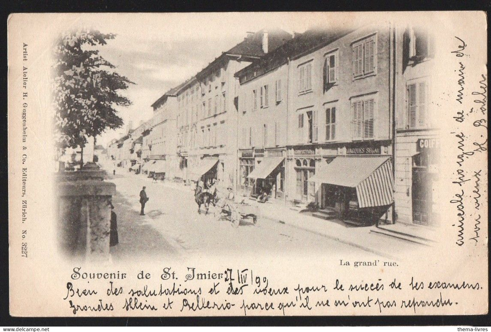 Saint Imier (Suisse) La Grand'rue    (PPP44328) - Saint-Imier 