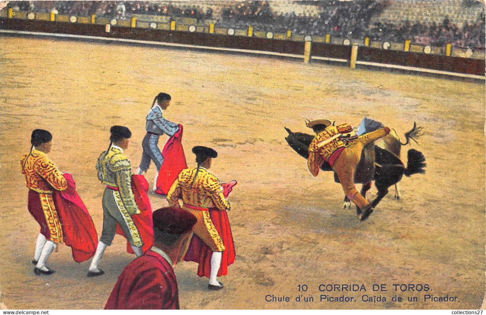 TAUROMACHIE- LOT DE 18 CARTES DE CORRIDA DE TOROS -