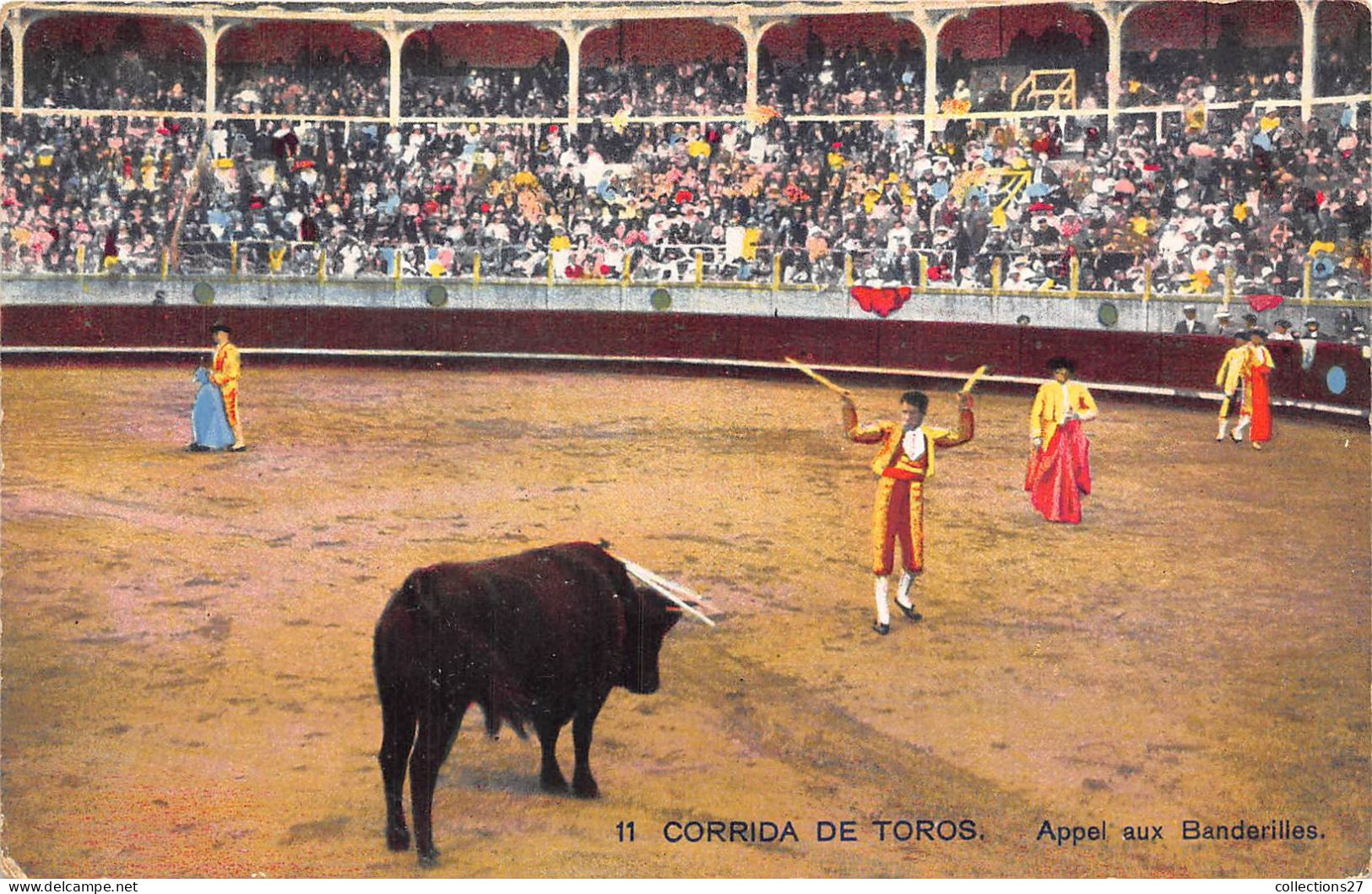 TAUROMACHIE- LOT DE 18 CARTES DE CORRIDA DE TOROS -