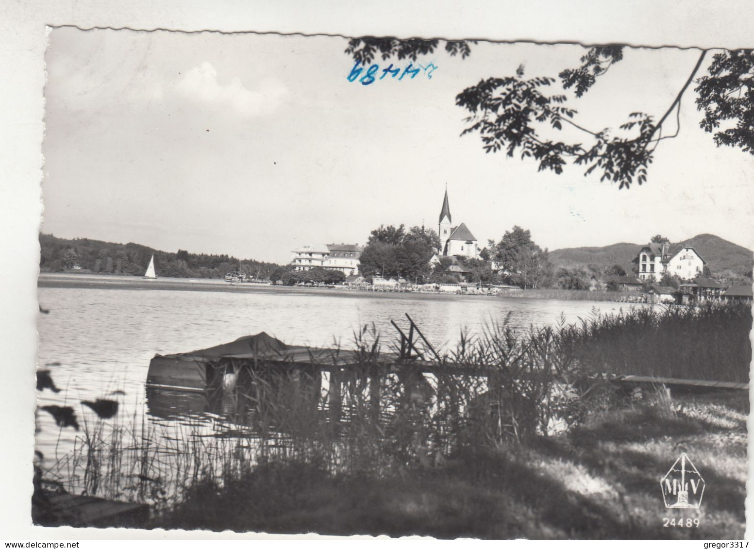 D3763) MARIA WÖRTH Am Wörthersee - Kärnten - Kirche Steg U. Häuser - - Maria Wörth