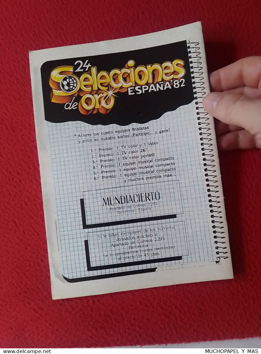 ANTIGUA REVISTA MAGAZINE FÚTBOL 24 SELECCIONES DE ORO ESPAÑA 82 Nº 16 IRLANDA DEL NORTE GEORGE BEST...NORTHERN IRELAND.. - [4] Thema's