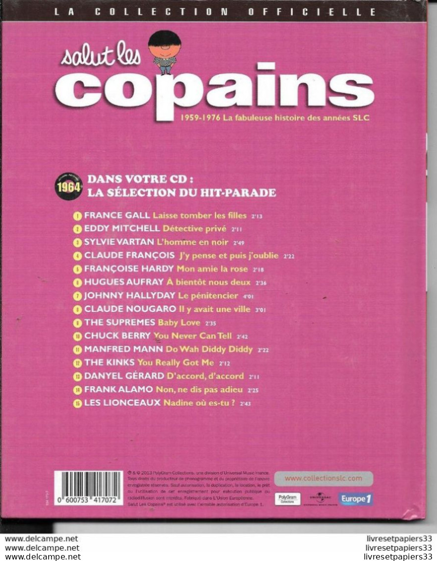 LIVRE + CD Collector Salut Les Copains 1968 France Gall - Collectors