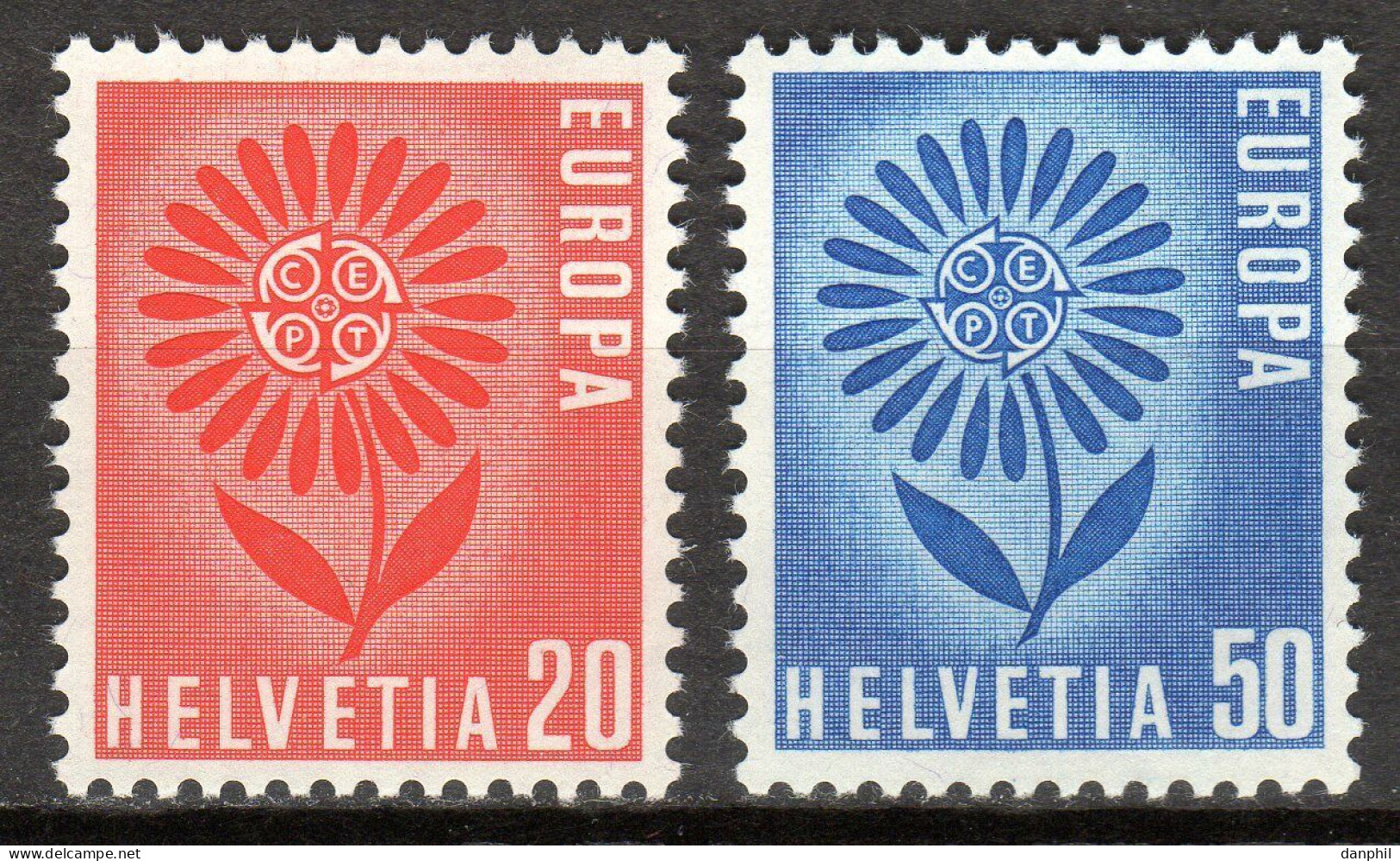 Switzerland 1964 Europa CEPT (**)  Mi 800-01 - 1,80; Y&T 735-36  - € 1,70 - 1964