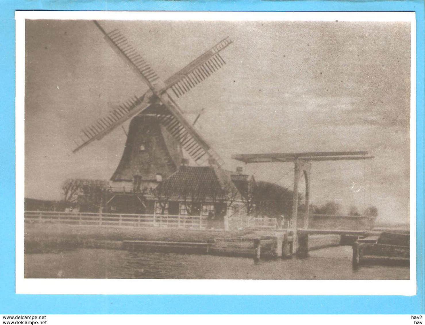 Dokkum Schapendijkje Molen Repro/foto ML1722 - Dokkum